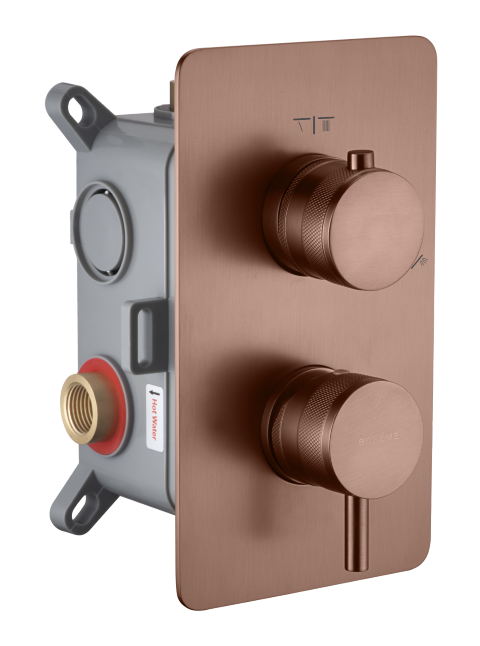 Встраиваемый смеситель Boheme Cell 135-2-BRB на 2 источника