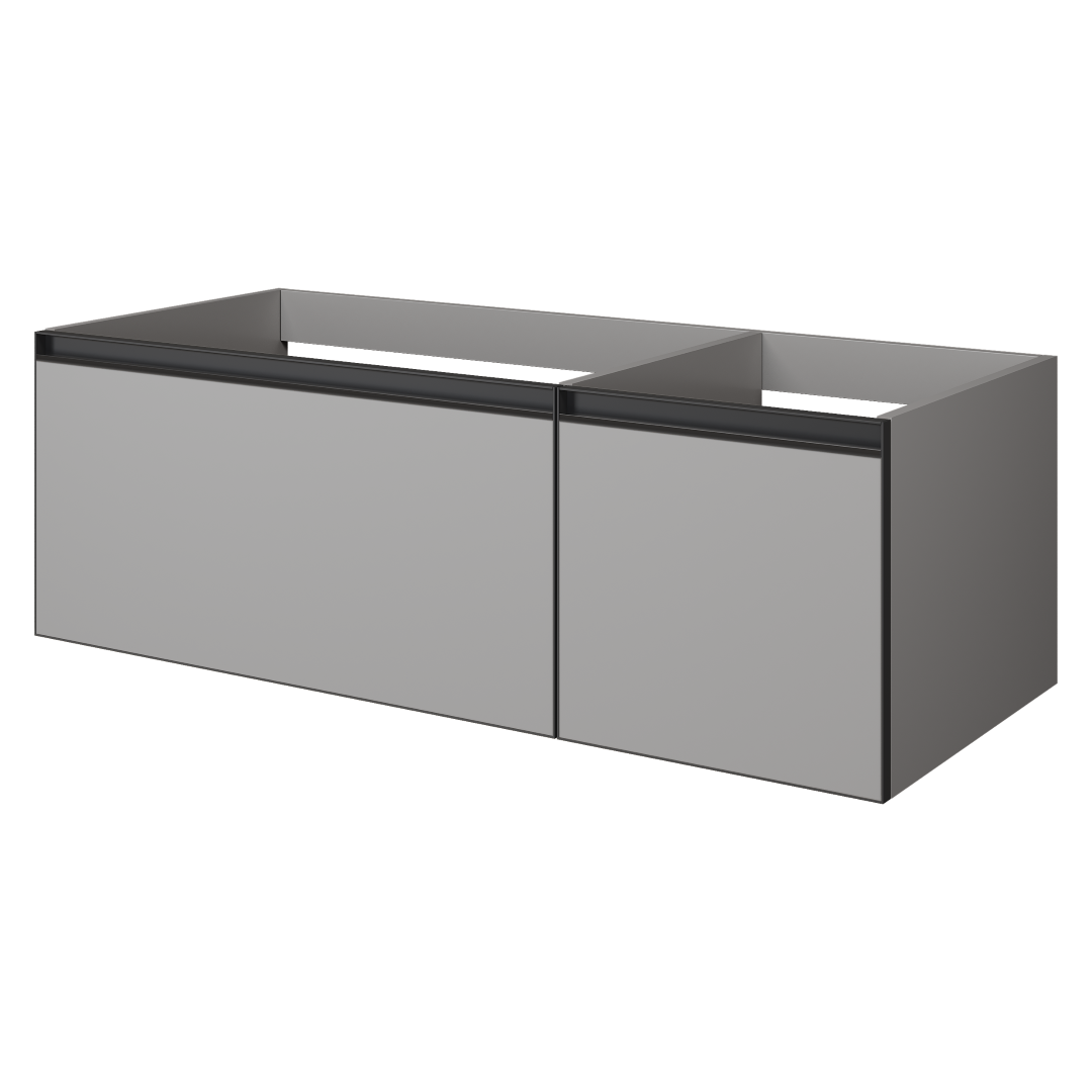 Тумба под раковину 120 см ArmadiArt Quatro 2 790-M2-120-L-A