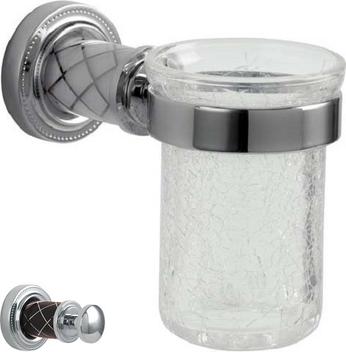 Стакан для зубных щеток Boheme Murano 10904-CH-CR