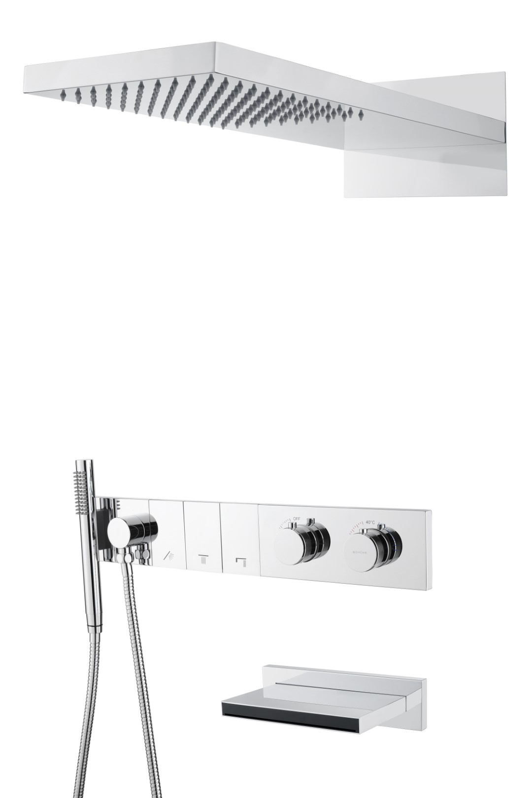 Встраиваемая душевая система Boheme Zodiac 133-2-CR