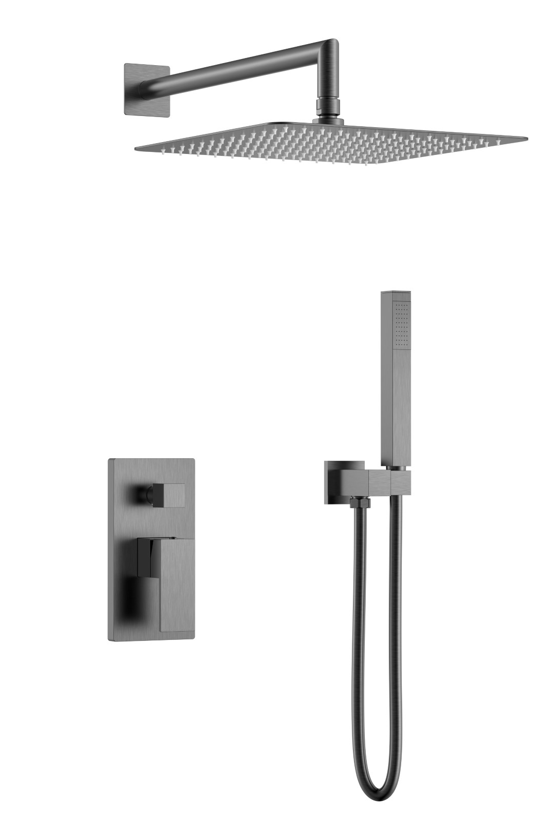 Встраиваемая душевая система Boheme Qubic 474-3-GM