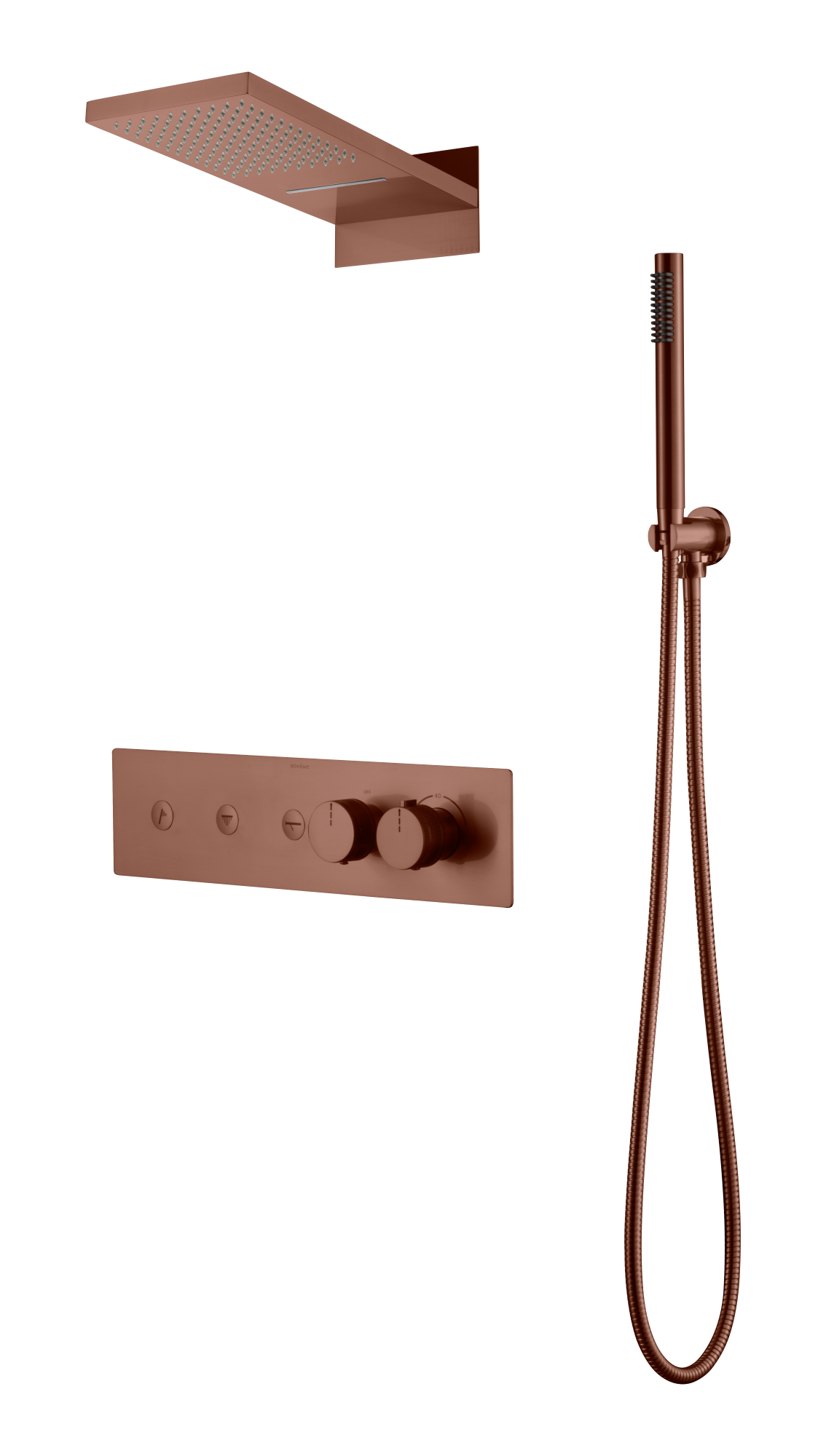 Встраиваемая душевая система Boheme Fusion 131-BRB