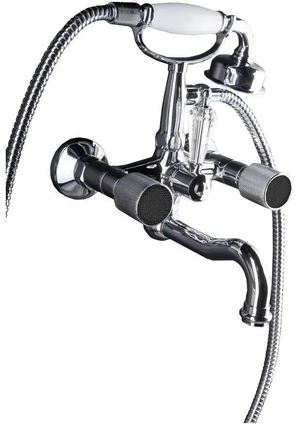 Смеситель для ванны Boheme Royal Cristal 273-Royal/CRST black