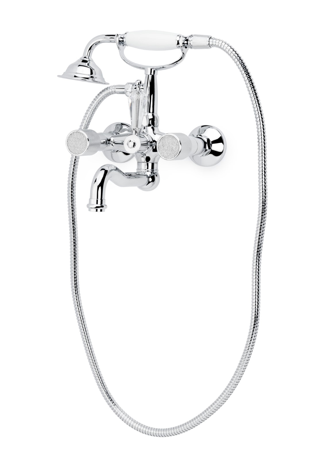 Смеситель для ванны Boheme Royal Cristal 273-Royal/CRST