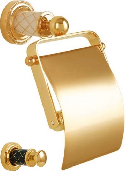 Держатель туалетной бумаги Boheme Murano 10901-B-G