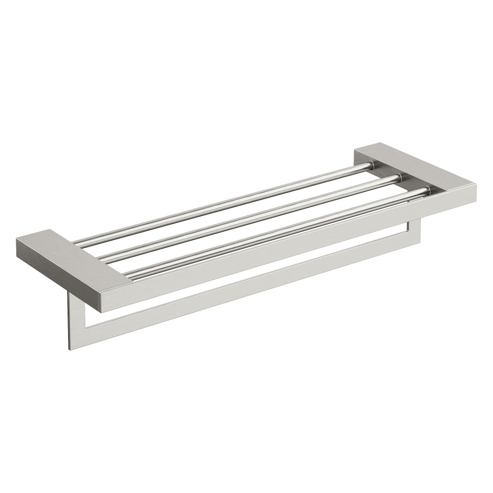 Полка для полотенец Qubic Nickel Brush 10737-NB