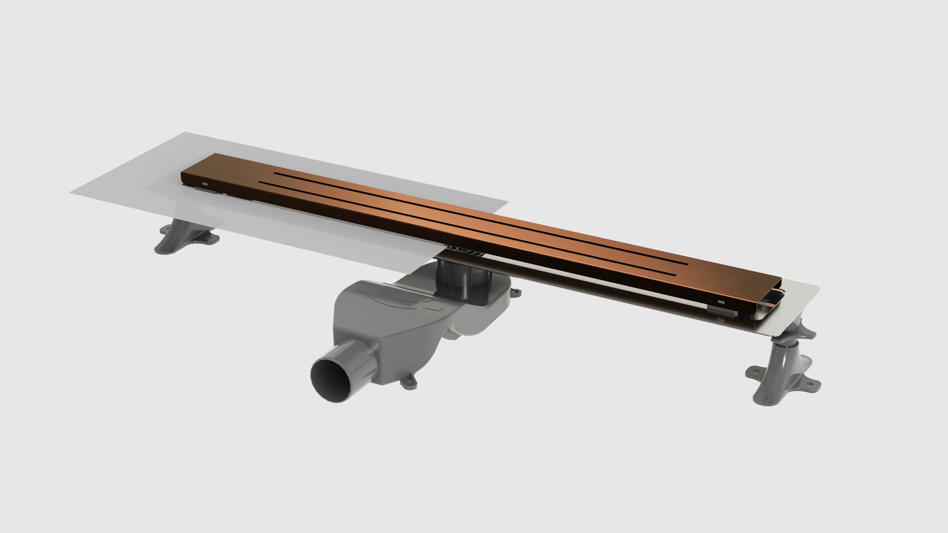 Душевой лоток 60 см ArmadiArt Premium Trendy 983-60-BRB