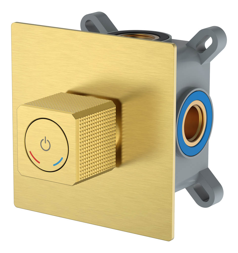 Смеситель автоматический встроенный QUAD Matt Gold 154-5-MG