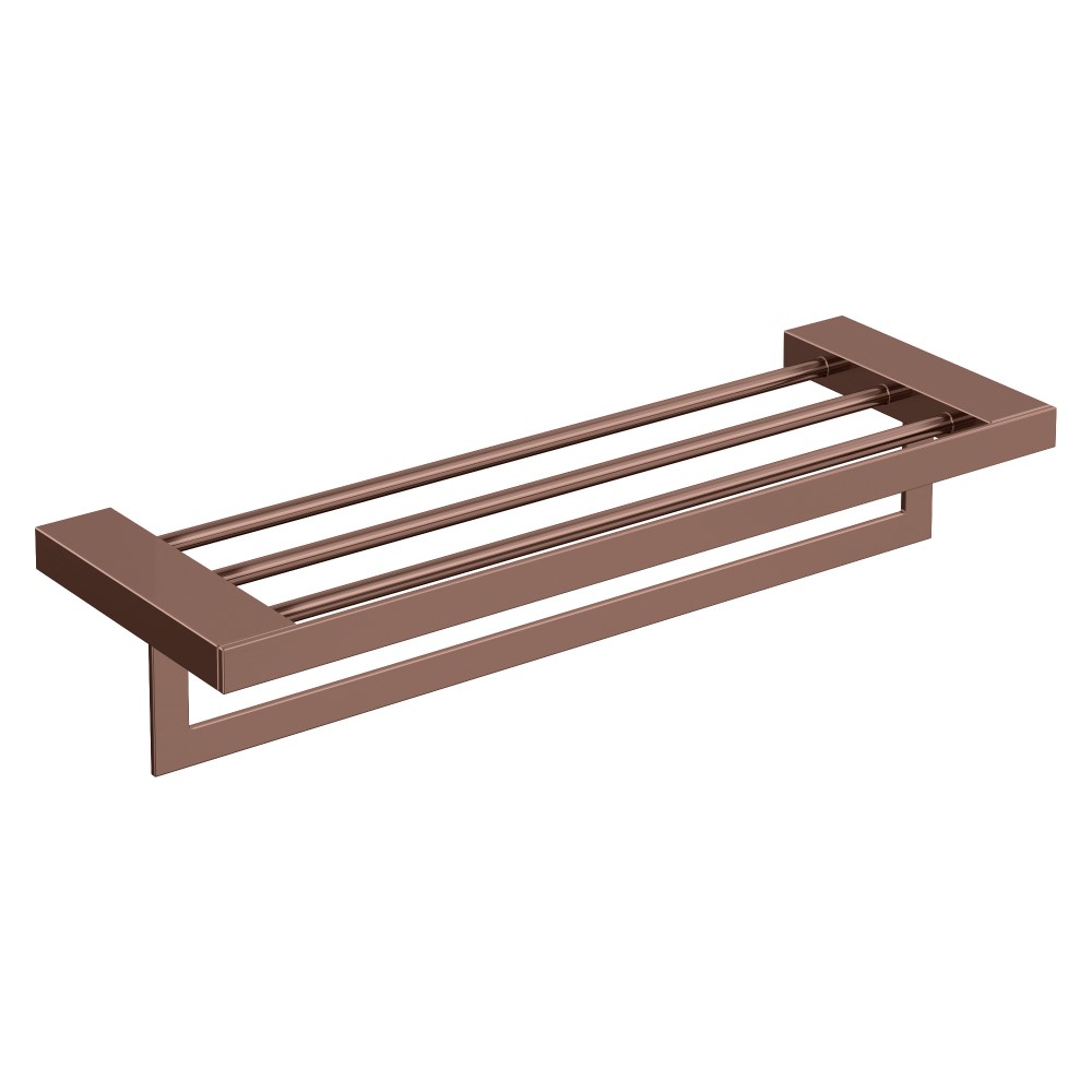 Полка для полотенец Qubic Copper Brushed 10737-CB