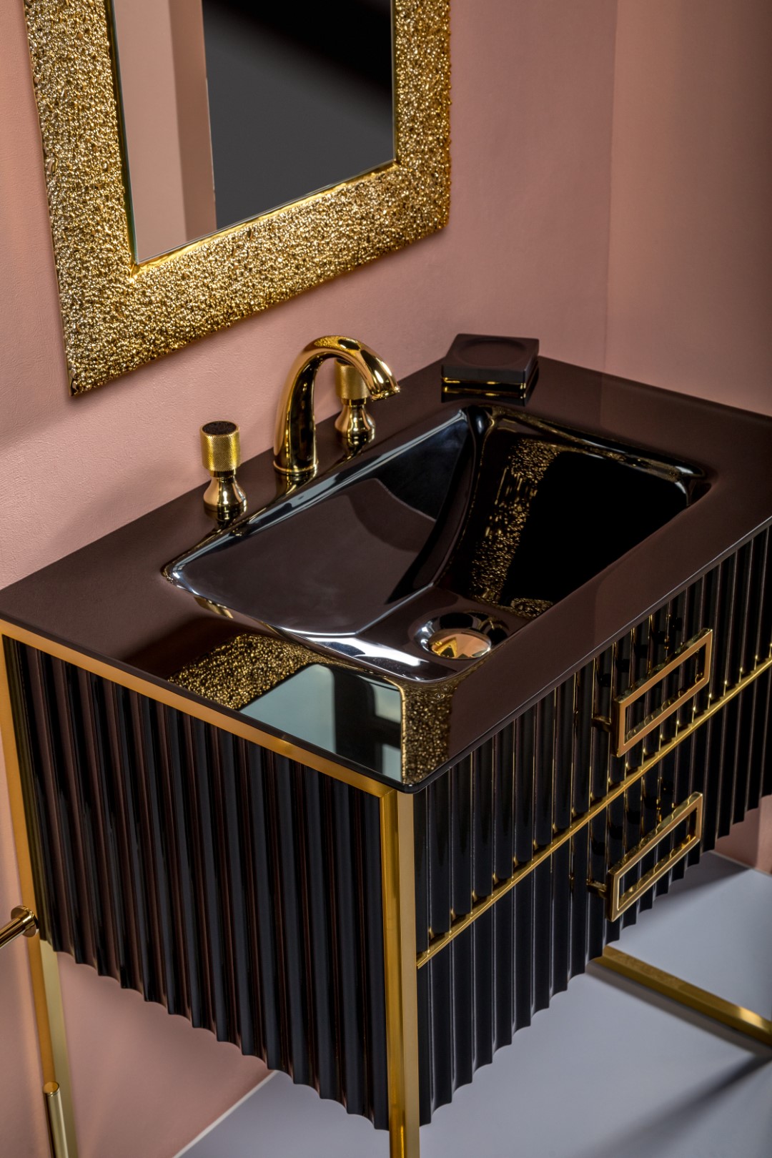 Тумба под раковину 80 см ArmadiArt Monaco 866-080-BG