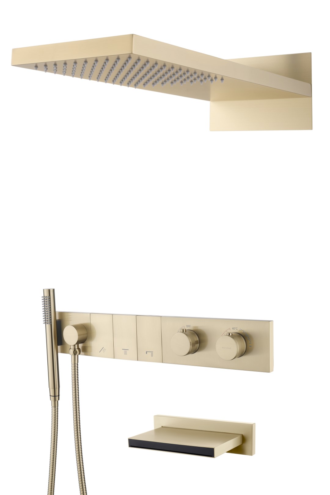 Встраиваемая душевая система Boheme Zodiac 133-2-MG