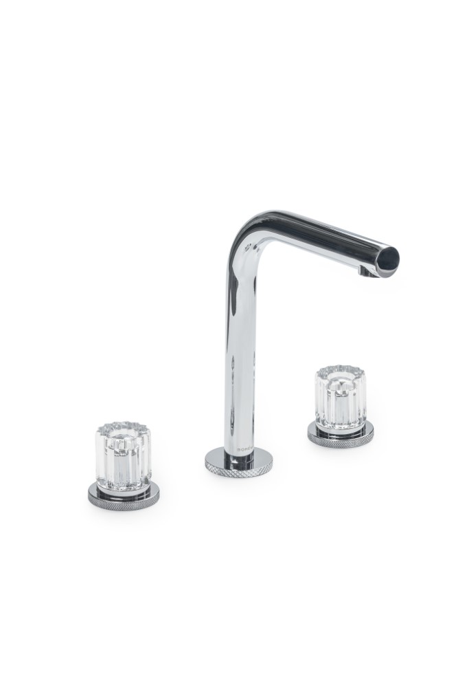 Смеситель из стены AURA на 3 отв. CHROME ELEGANTE TRANSPARENT 152-CR-EL-TRNSP