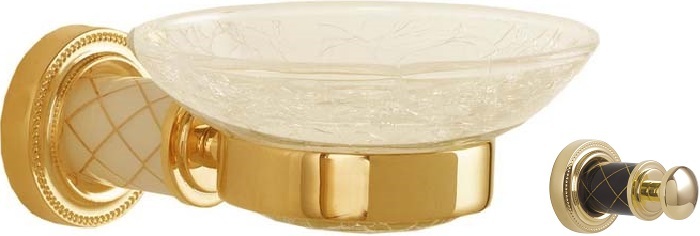 Мыльница Boheme Murano 10903-CH-G