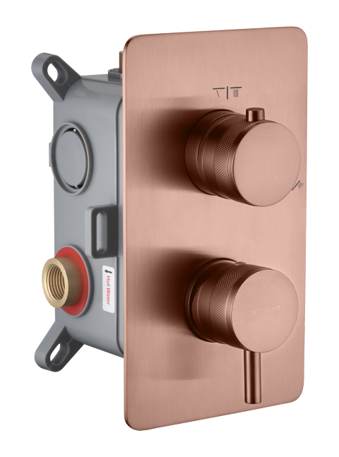 Встраиваемый смеситель Boheme Cell 135-2-CB на 2 источника