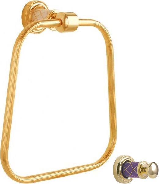 Держатель полотенец Boheme Murano 10905-V-G