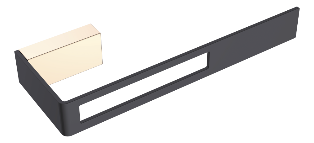 Держатель полотенец Boheme Q 10945-G-B