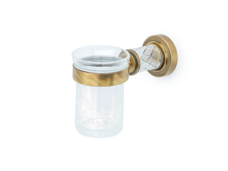 Стакан для зубных щеток Boheme Murano Cristal 10904-CRST-BR