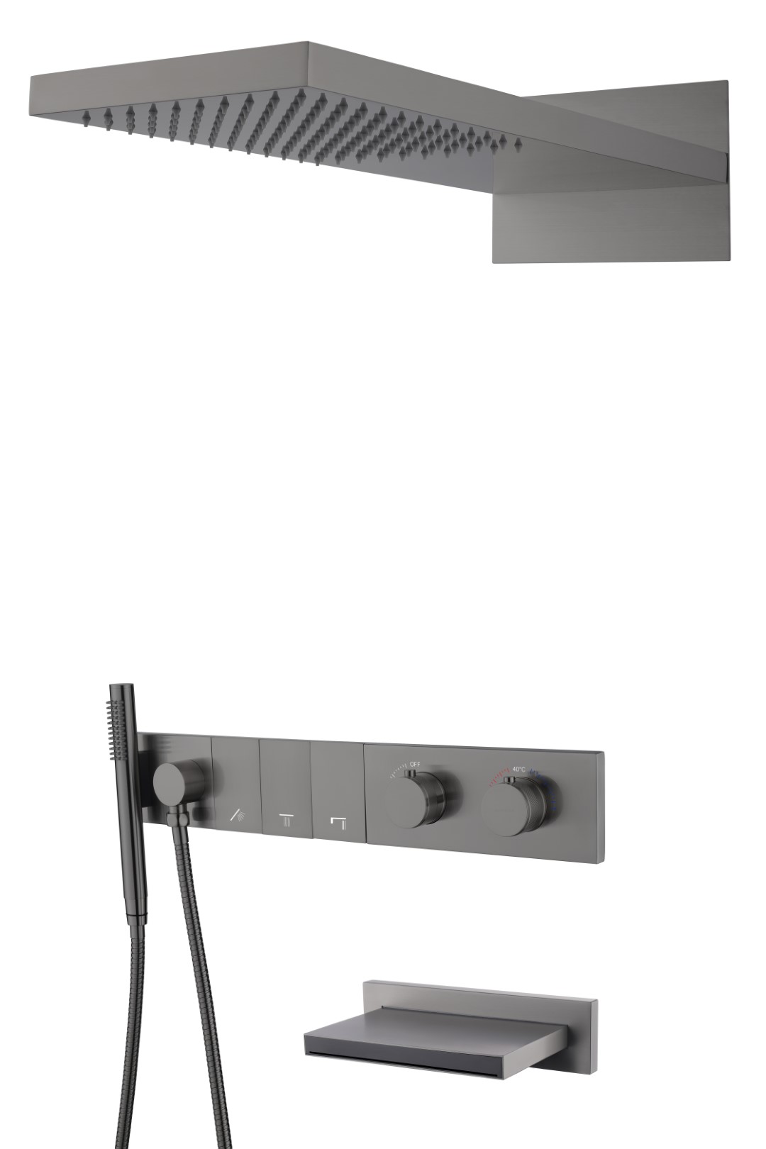 Встраиваемая душевая система Boheme Zodiac 133-2-GM