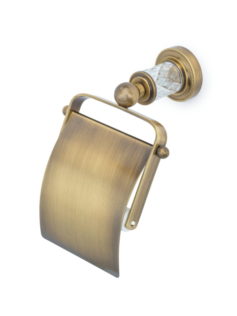 Держатель туалетной бумаги Boheme Murano Cristal 10901-CRST-BR