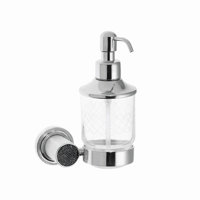 Дозатор жидкого мыла Boheme Royal Cristal 10932-CR-B