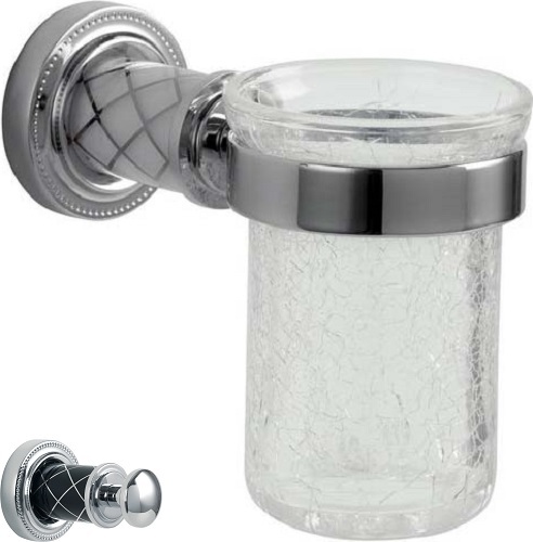 Стакан для зубных щеток Boheme Murano 10904-B-CR