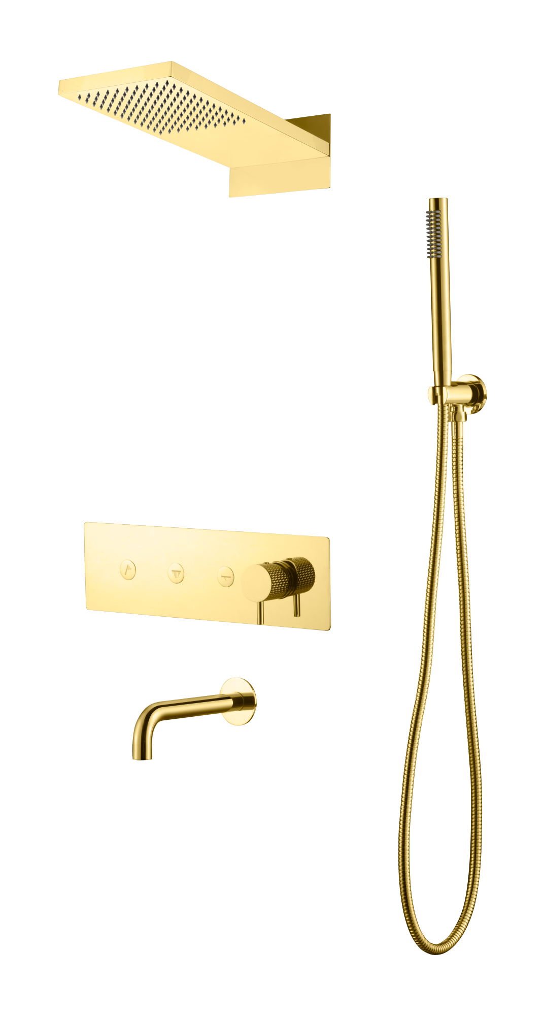 Встраиваемая душевая система Boheme Fusion 130-2-G