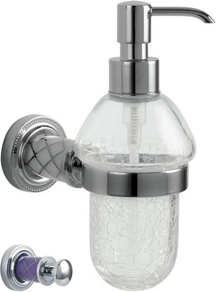 Дозатор жидкого мыла Boheme Murano 10912-V-CR