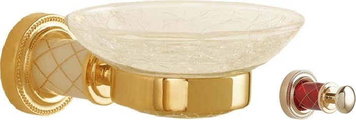 Мыльница Boheme Murano 10903-R-G