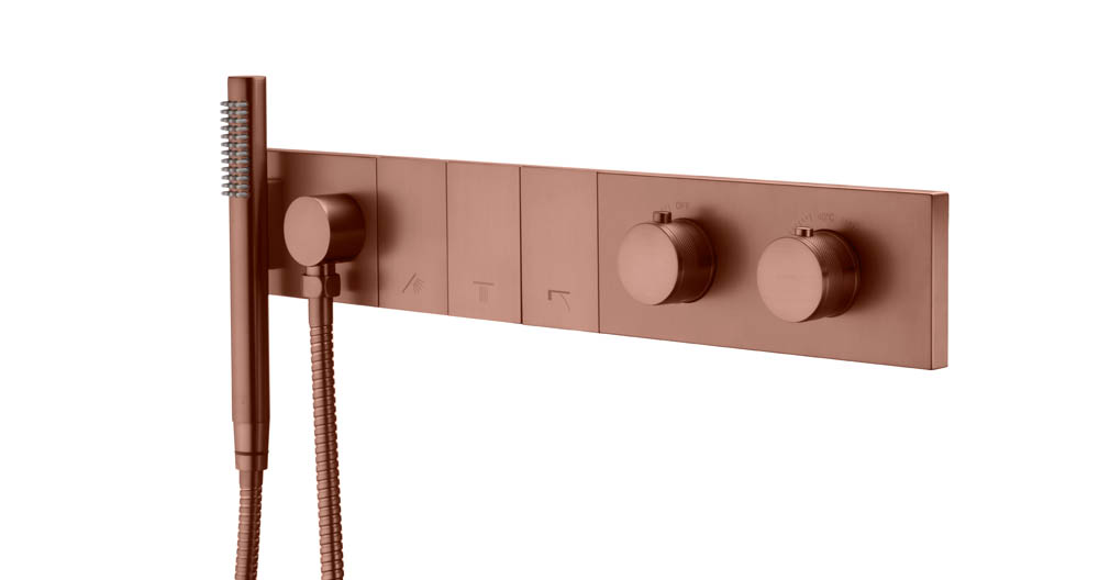 Встраиваемая душевая система Boheme Zodiac Thermo 133-SYS-BRB