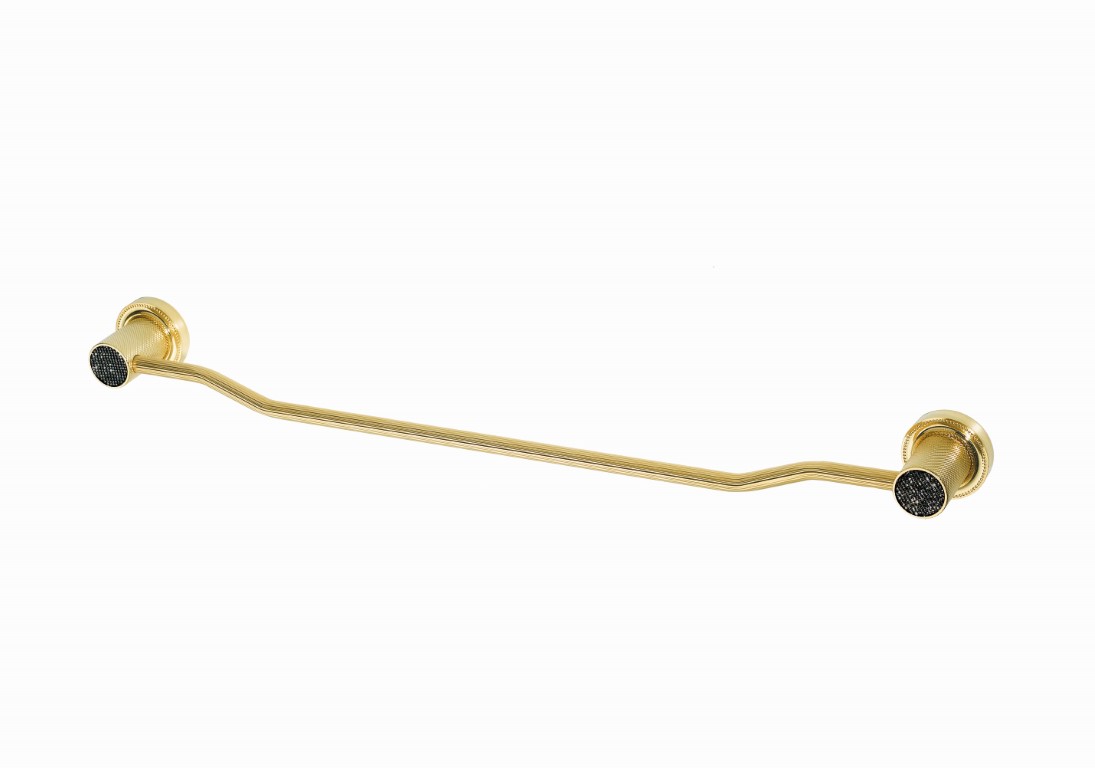 Держатель полотенец Boheme Royal Cristal 10922-G-B