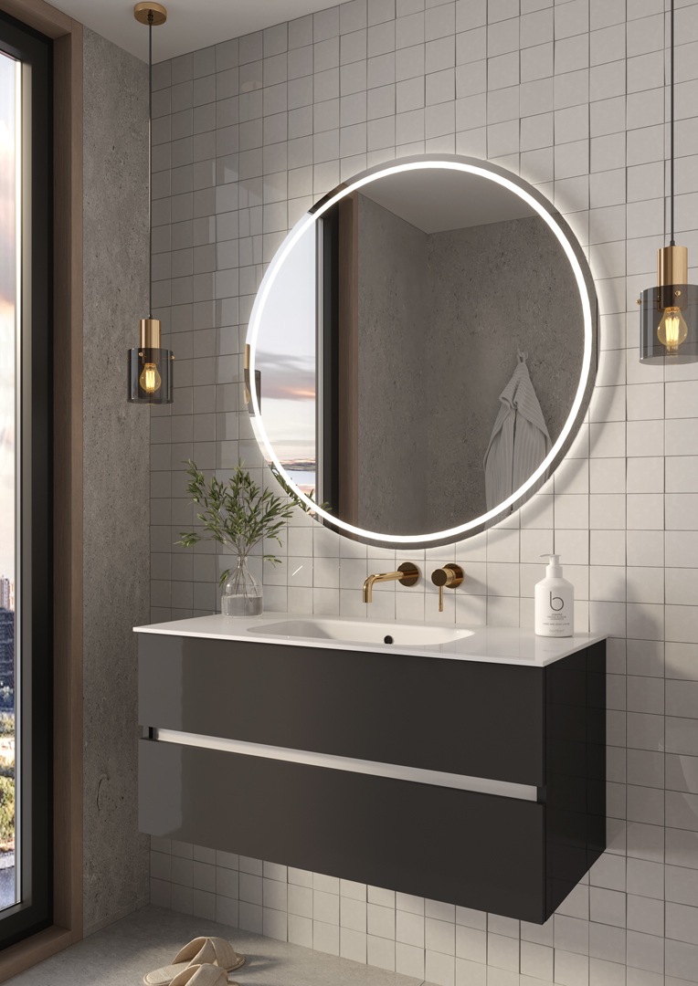 Тумба под раковину 100 см ArmadiArt Vallessi 837-100-A glossy