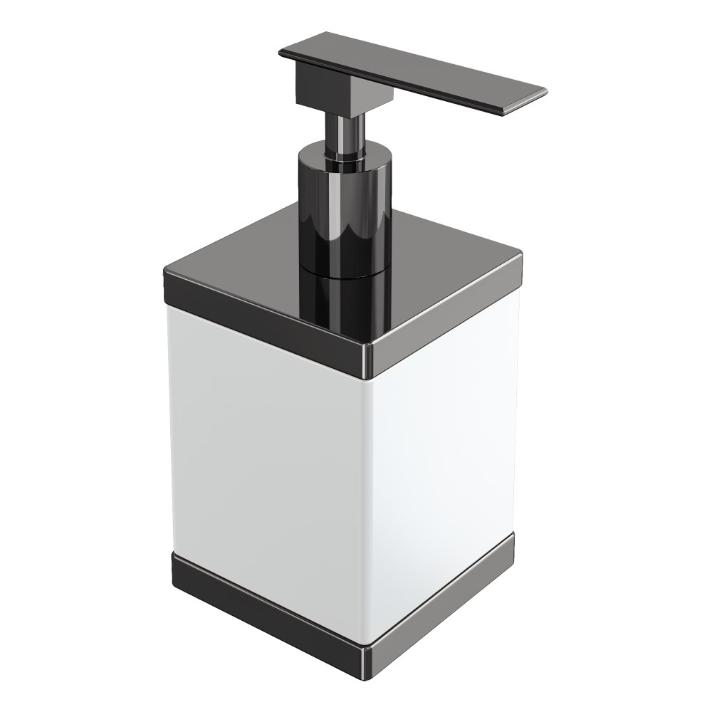 Диспенсер настольный Qubic Shine Gun Metal 10969-SGM