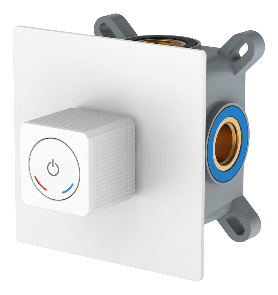 Смеситель автоматический встроенный QUAD Matt White 154-5-MW