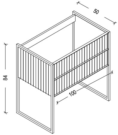 Тумба под раковину 100 см ArmadiArt Monaco 866-100-CPG