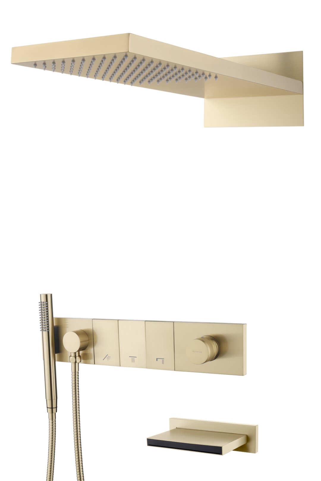 Встраиваемая душевая система Boheme Zodiac 132-2-G