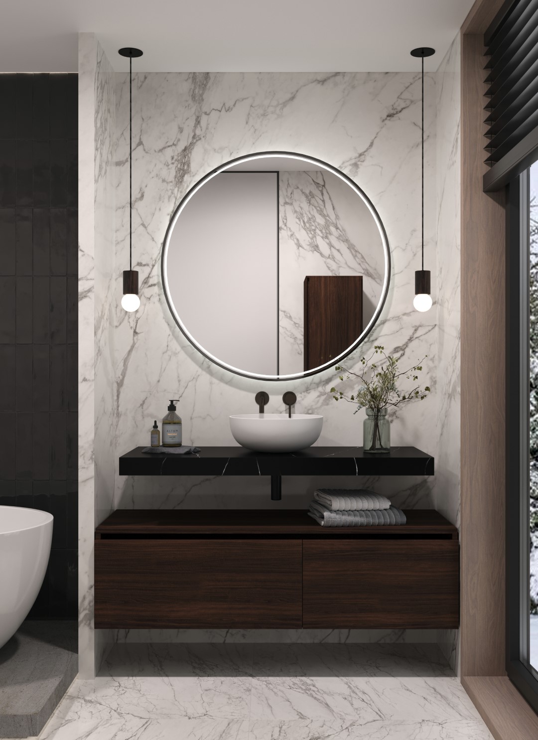 Столешница 120 см ArmadiArt Flat 869-120-NM