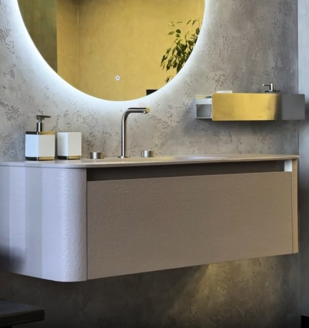 Мебель ArmadiArt Voi Stonefinish с фасадами из искусственного камня
