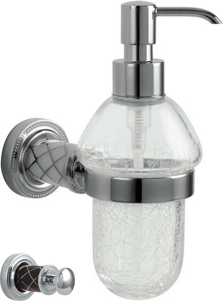Дозатор жидкого мыла Boheme Murano 10912-CH-CR