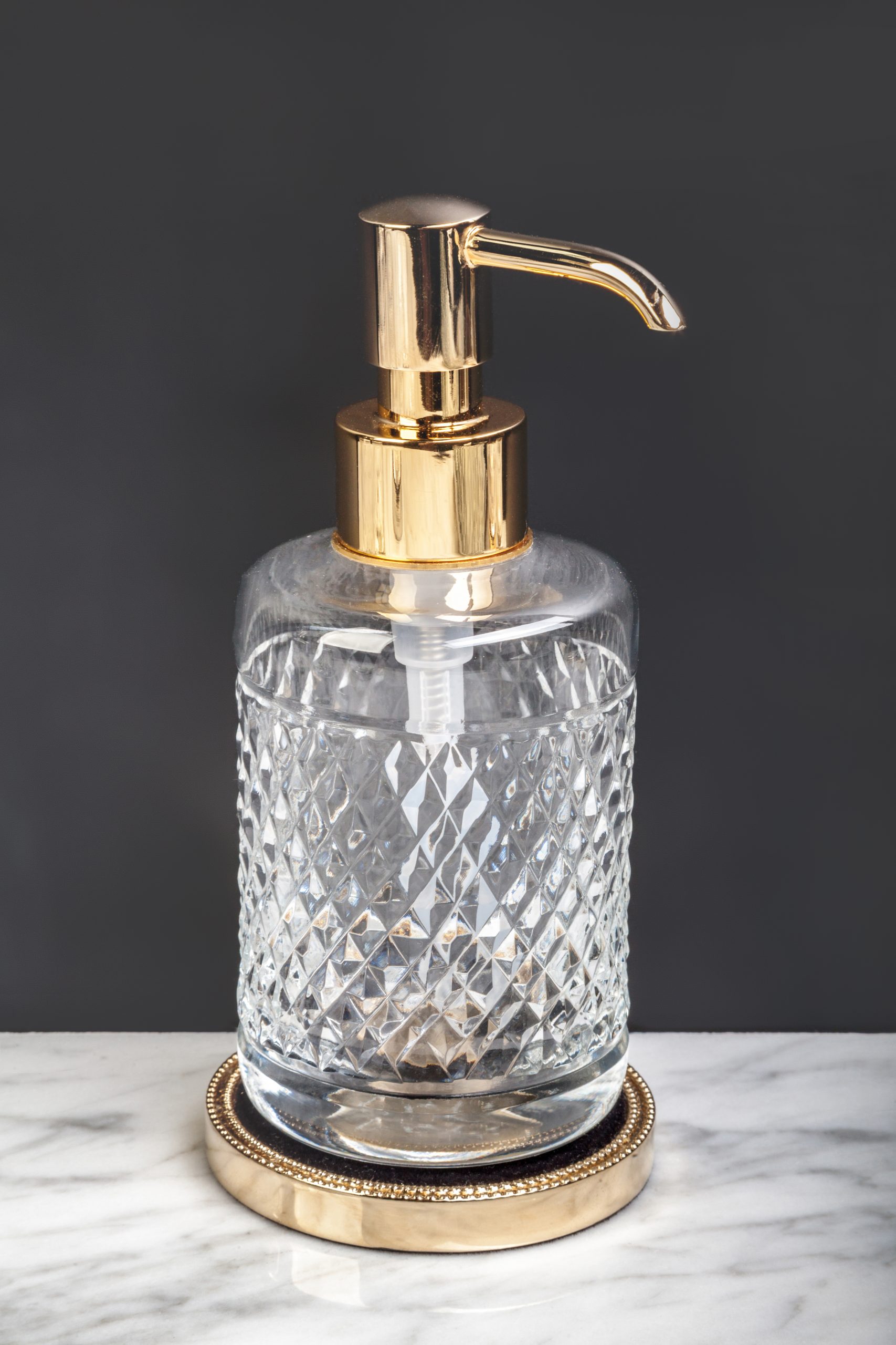 Дозатор жидкого мыла Boheme Murano Cristal 10228