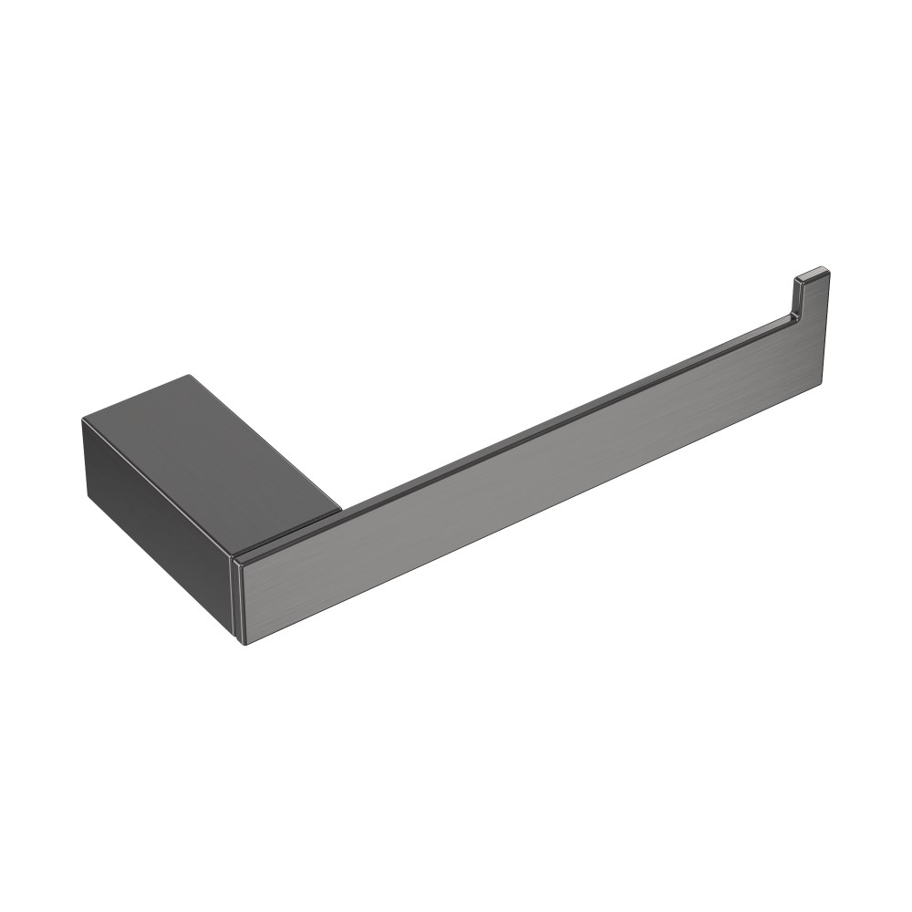Держатель для туалетной бумаги без крышки Qubic Gun Metal 10735-GM