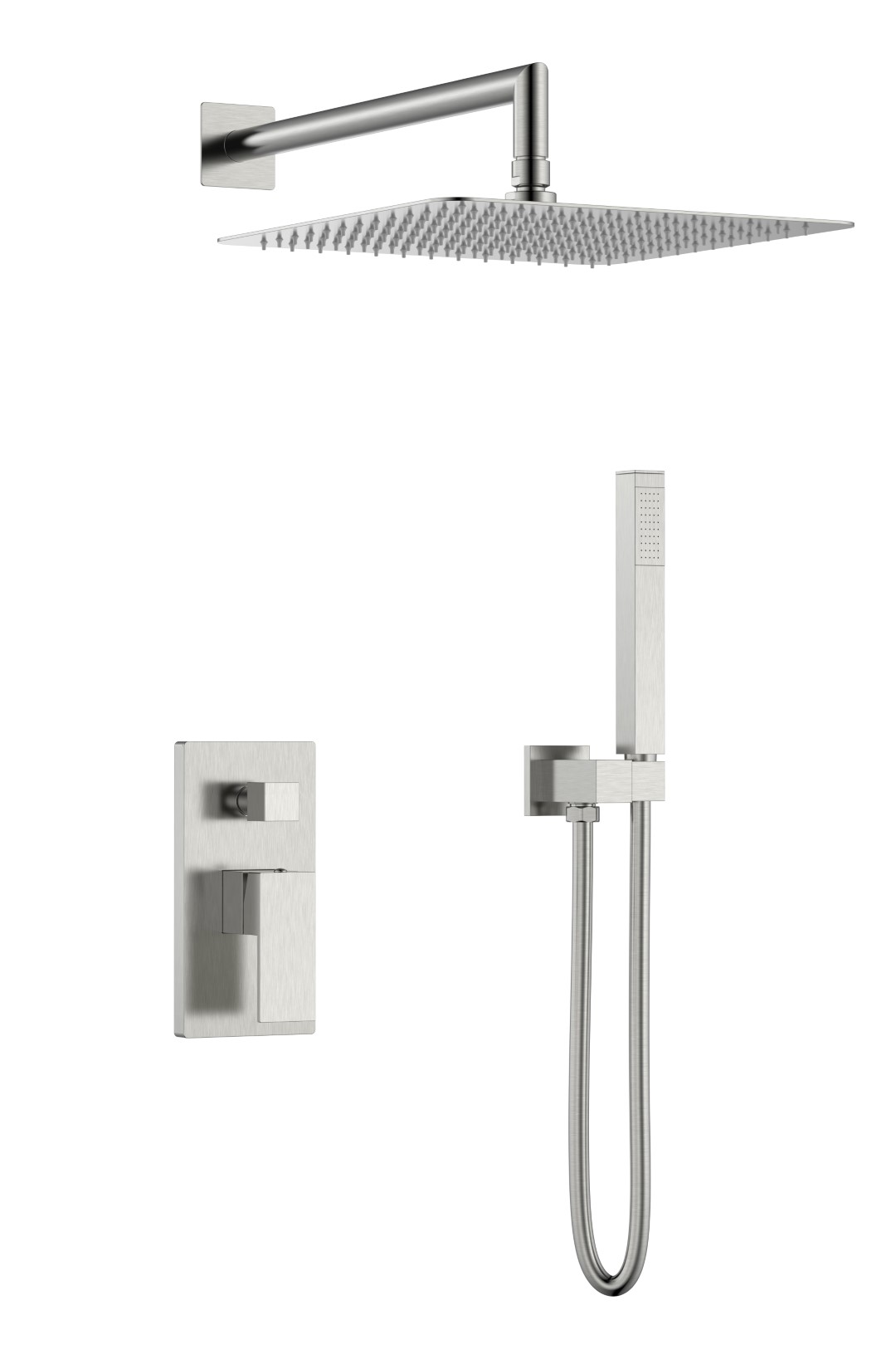 Встраиваемая душевая система Boheme Qubic 474-3-NB