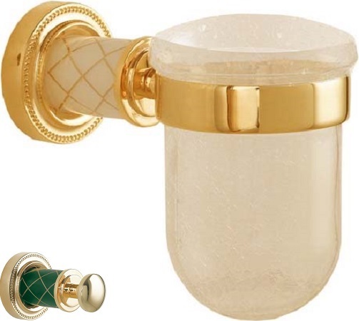 Стакан для зубных щеток Boheme Murano 10904-GR-G