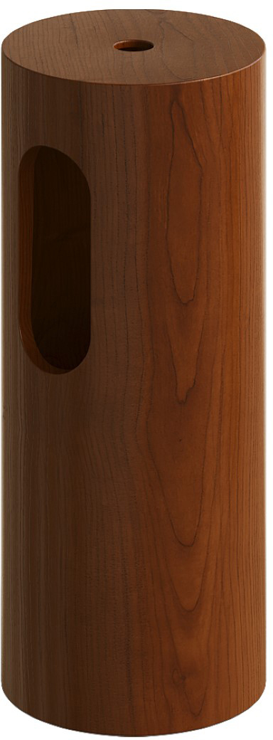 Пьедестал для раковины Ø30 см ArmadiArt Sole Corian 801-Base-Rwood