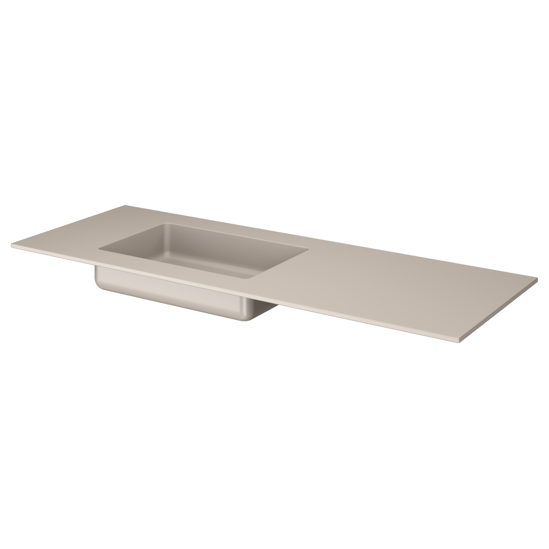 Раковина 141 см ArmadiArt Quatro 793-140-D-L продается только в комплекте с тумбой