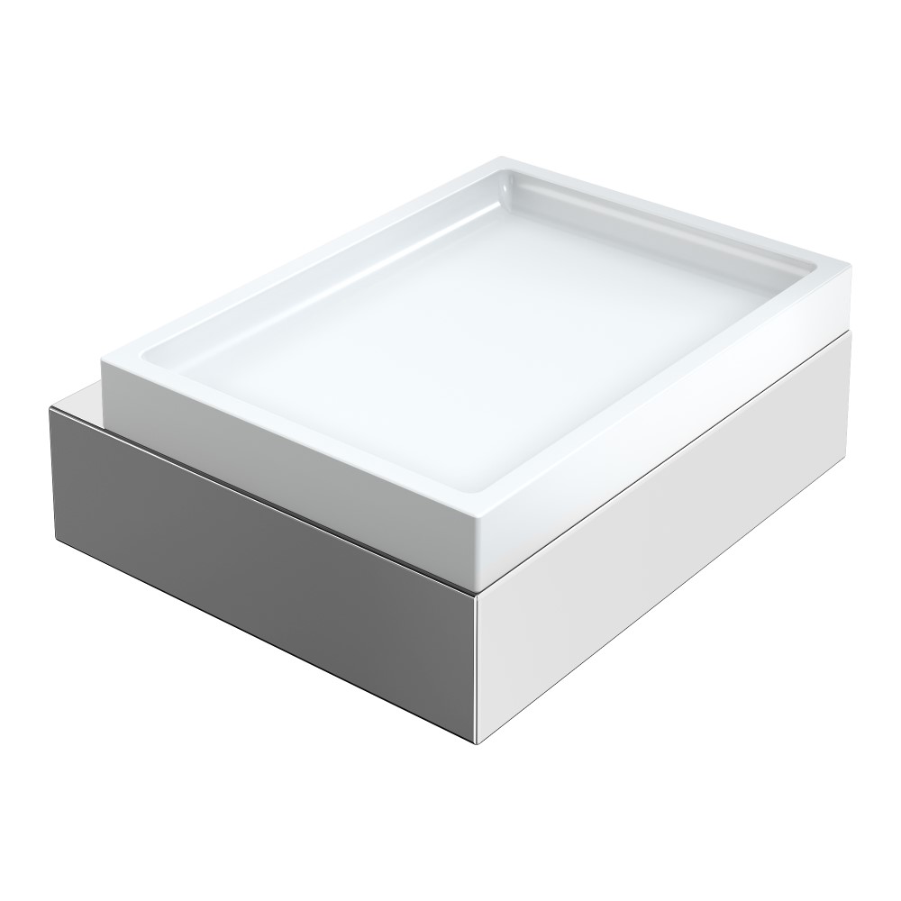 Мыльница настенная Qubic Chrome 10723-CR