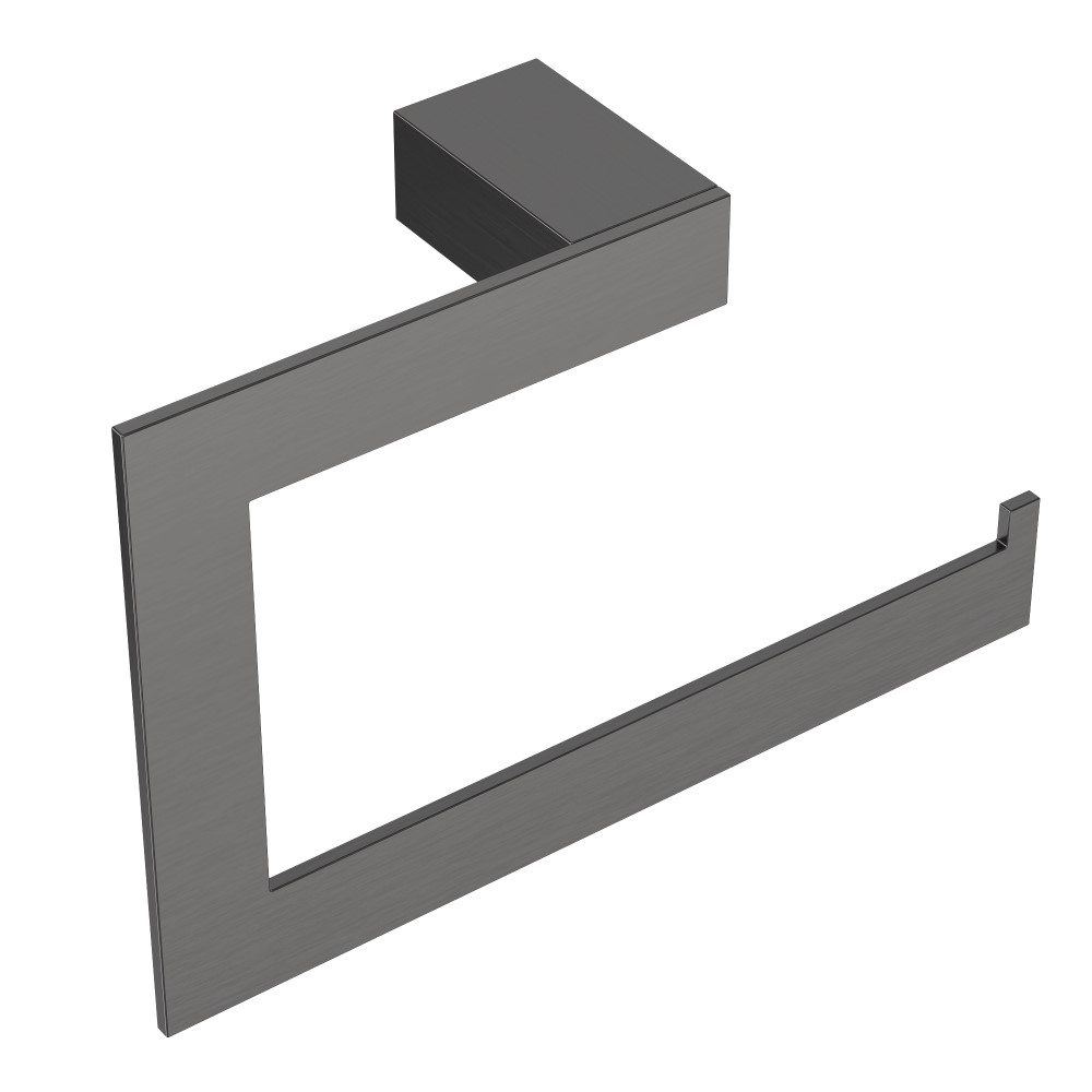 Полотенцедержатель кольцо Qubic Gun Metal 10725-GM