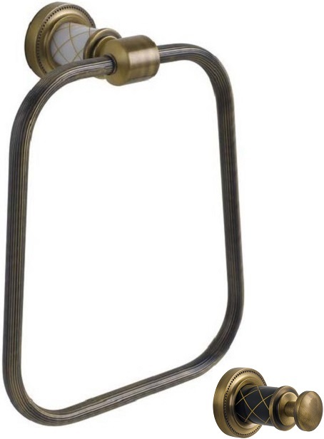 Держатель полотенец Boheme Murano 10905-B-BR