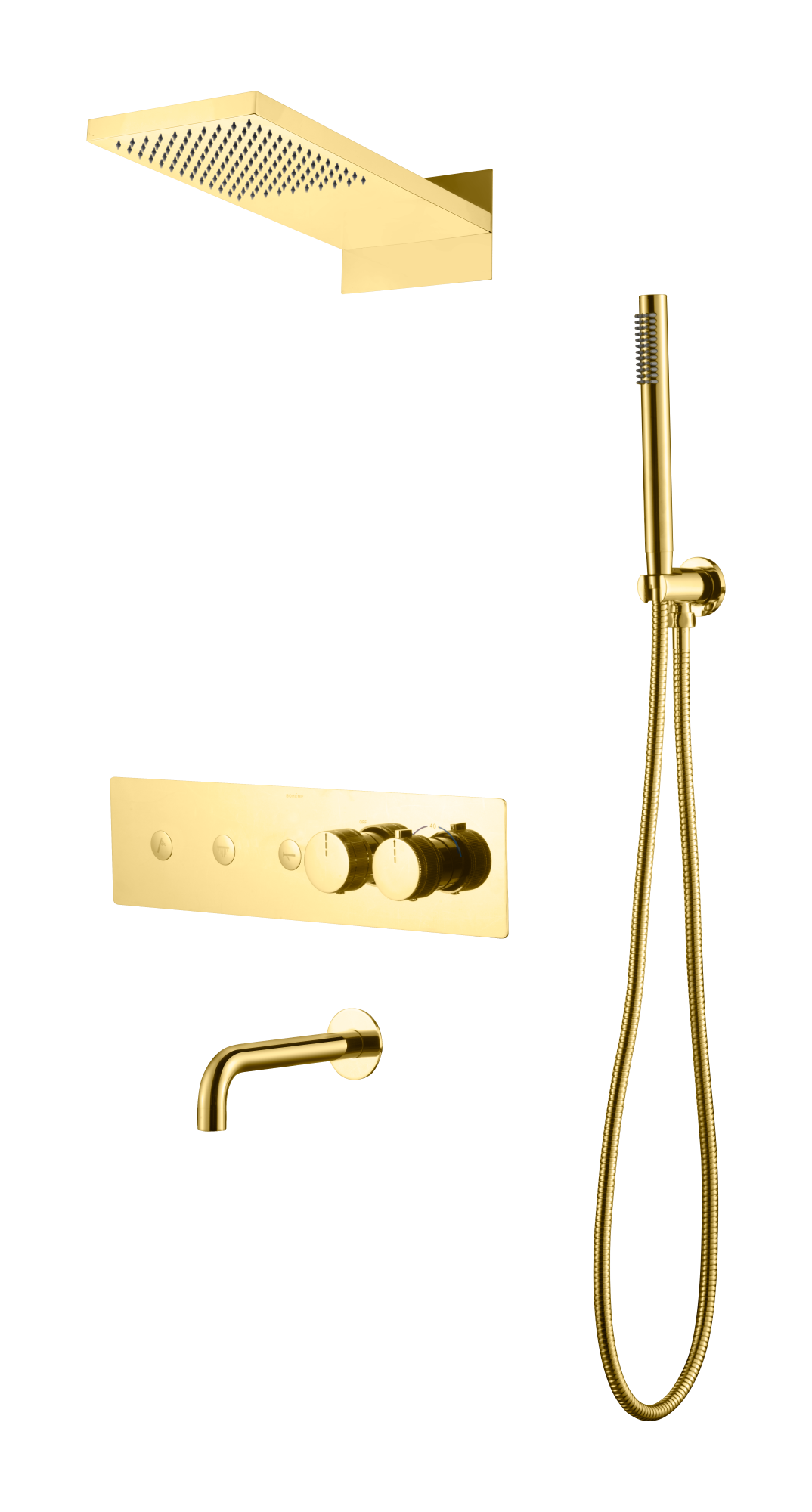 Встраиваемая душевая система Boheme Fusion 131-2-G