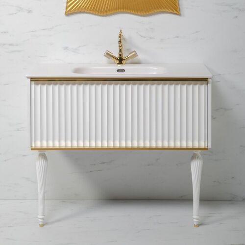 Тумба под раковину 100 см ArmadiArt Vallessi Avantgarde Canale 843-100-WG