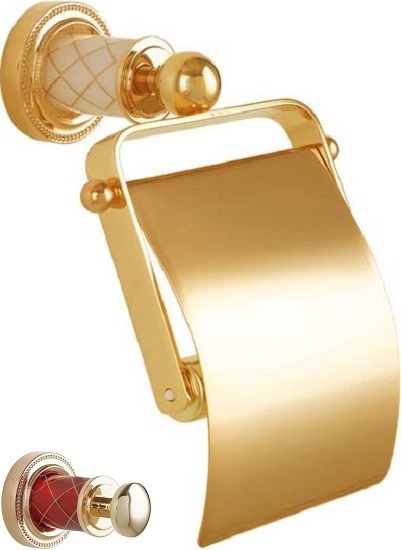 Держатель туалетной бумаги Boheme Murano 10901-R-G